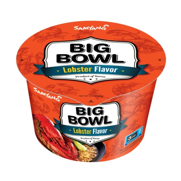 BIG BOWL LAMEN SABOR LAGOSTA SAMYANG, 95G