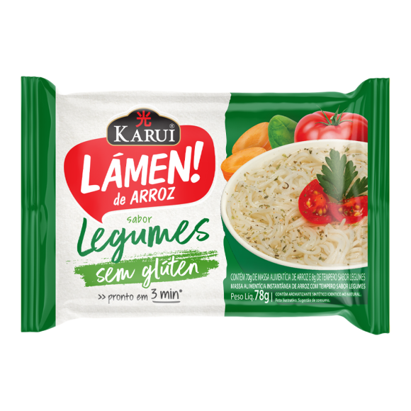 KARUI LAMEN DE ARROZ SABOR LEGUMES 78G