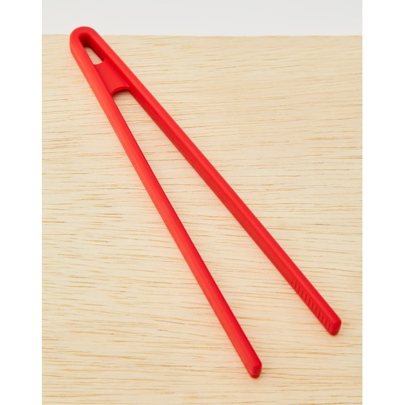  PEGADOR DE SILICONE PEQUENO VERMELHO-OIKOS