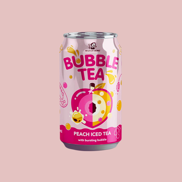 MADAM HONG PEACH ICED BUBBLE TEA 315ML