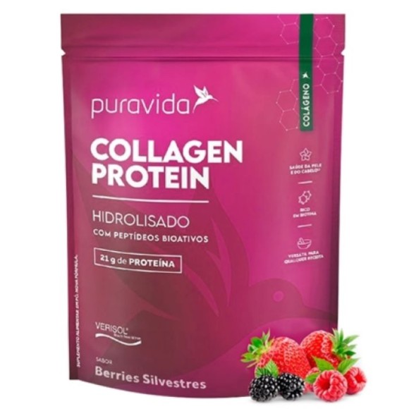 PURAVIDA COLLAGEN PROTEIN BERRIES SILVESTRES 450G