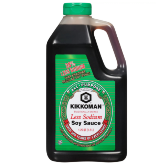 KIKKOMAN SHOYU LESS SODIUM 1,2L