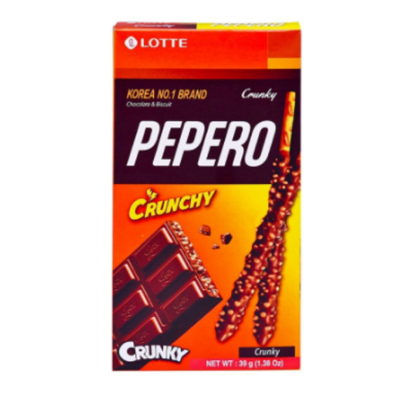 LOTTE PEPERO AMENDOIM E PRETZEL 32G