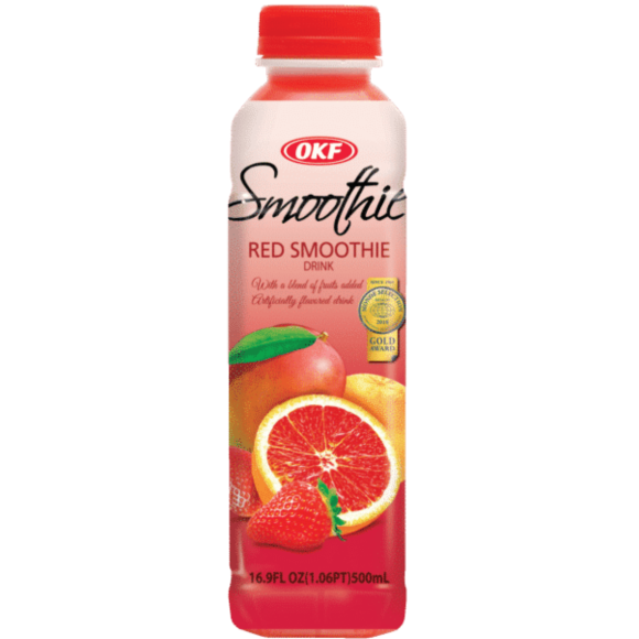 BEBIDA COREANA SMOOTHIE MIX DE FRUTAS VERMELHAS COM LACTOBACILLU OKF 350ML