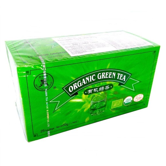 CHA VERDE ORGANICO 25 SACHES FUJIAN