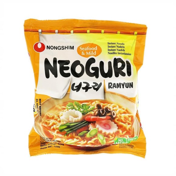 LAMEN SABOR FRUTOS DO MAR LEVEMENTE PICANTE NEOGUIRI NONGSHIM 120G