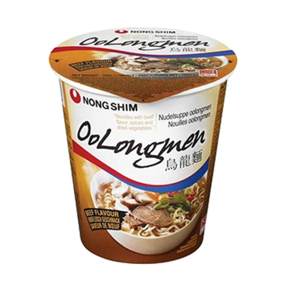 NONG SHIM BEEF CUP NOODLES OOLONGMEN, 75G