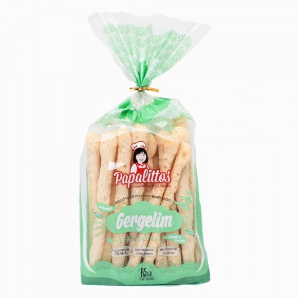 PAPALITTOS POLVILHO PALITO GERGELIM 85G